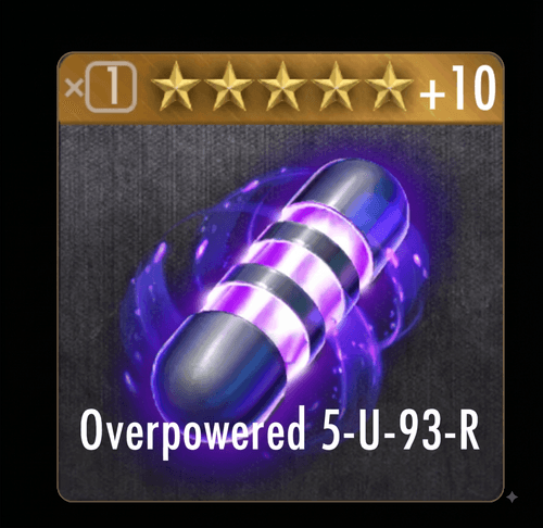 Overpowered 5-U-93-R