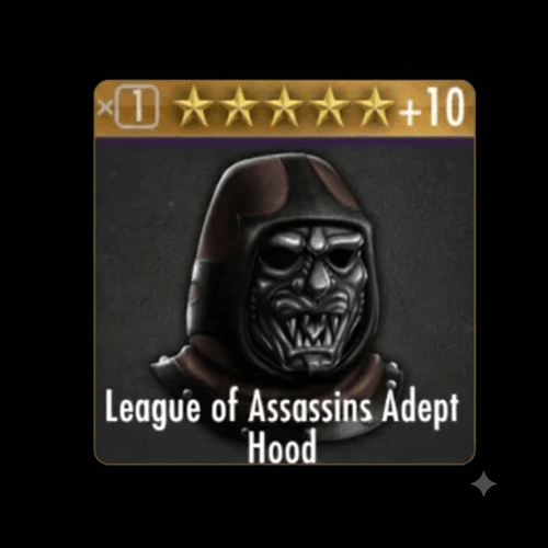 League of Assassins Adept Hood